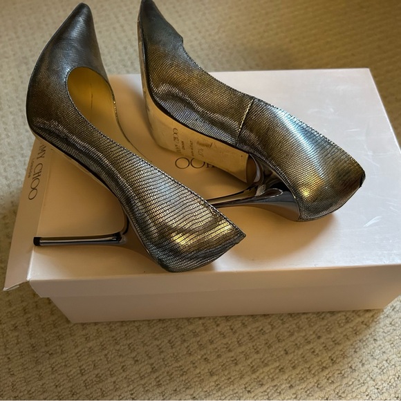 Jimmy Choo Abel Antique Silver Pump - Picture 10 of 10